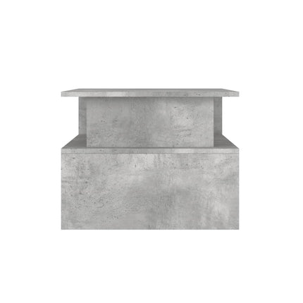 Soffbord betonggrå 90x55x42,5 cm konstruerat trä