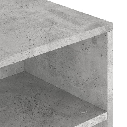 Soffbord betonggrå 90x55x42,5 cm konstruerat trä