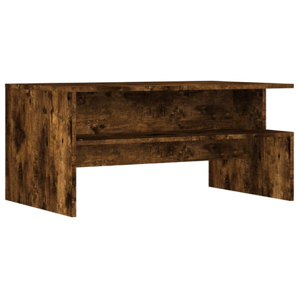 Soffbord rökfärgad ek 90x55x42,5 cm konstruerat trä