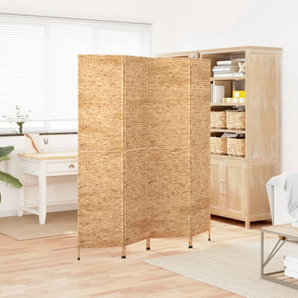 Rumsavdelare 4 paneler 163x180 cm vattenhyacint