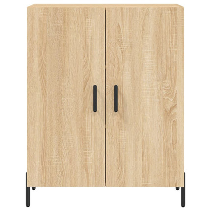 Högskåp sonoma-ek 69,5x34x180 cm konstruerat trä