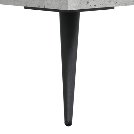 Högskåp betonggrå 69,5x34x180 cm konstruerat trä