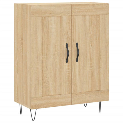 Högskåp sonoma-ek 69,5x34x180 cm konstruerat trä