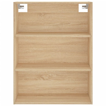 Högskåp sonoma-ek 69,5x34x180 cm konstruerat trä