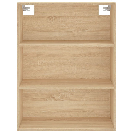 Högskåp sonoma-ek 69,5x34x180 cm konstruerat trä