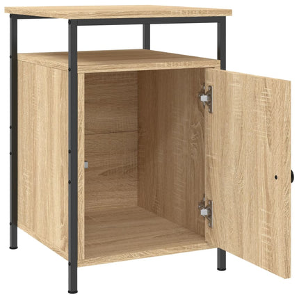 Sängbord sonoma-ek 40x42x60 cm konstruerat trä