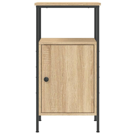 Sängbord sonoma-ek 41x31x80 cm konstruerat trä