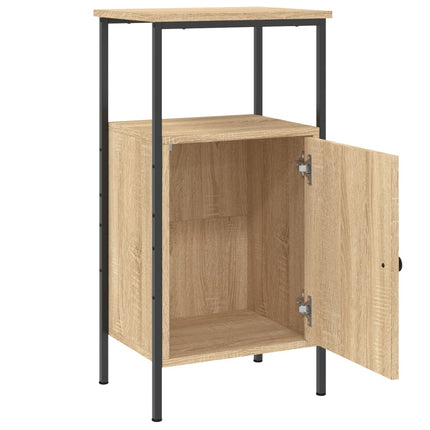 Sängbord sonoma-ek 41x31x80 cm konstruerat trä