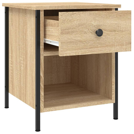 Sängbord sonoma-ek 40x42x50 cm konstruerat trä