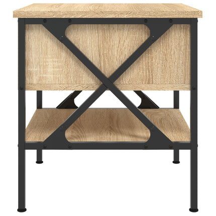 Sängbord sonoma-ek 40x42x45 cm konstruerat trä