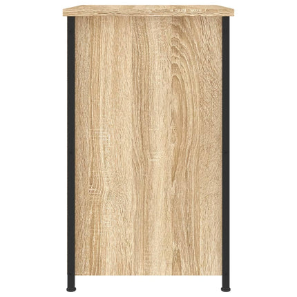 Sängbord 2 st sonoma-ek 40x36x60 cm konstruerat trä