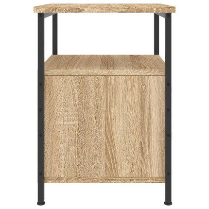 Sängbord sonoma-ek 34x35,5x50 cm konstruerat trä