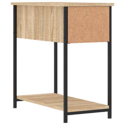Sängbord 2 st sonoma-ek 30x60x60 cm konstruerat trä