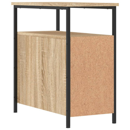Sängbord sonoma-ek 30x60x60 cm konstruerat trä
