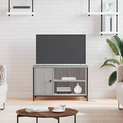 Tv-bänk grå sonoma 80x40x50 cm konstruerat trä