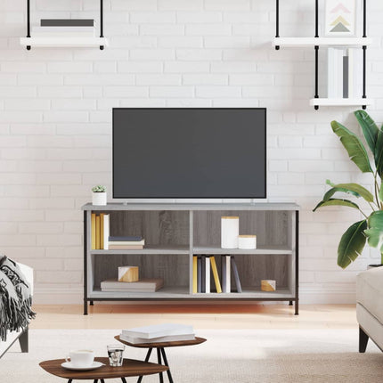 Tv-bänk grå sonoma 100x40x50 cm konstruerat trä