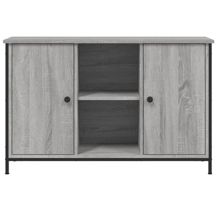 Tv-bänk grå sonoma 100x35x65 cm konstruerat trä