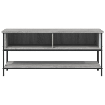 Tv-bänk grå sonoma 100x35x45 cm konstruerat trä