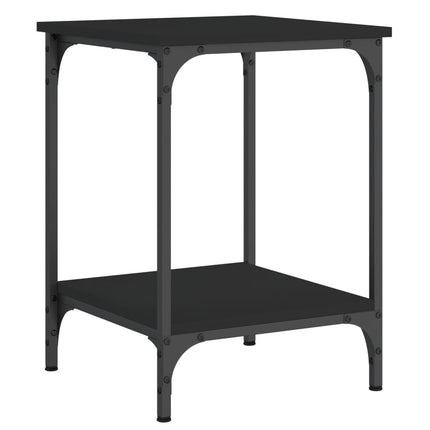 Soffbord svart 40x40x55 cm konstruerat trä