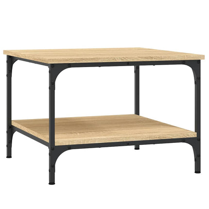 Soffbord sonoma-ek 55x55x40 cm konstruerat trä
