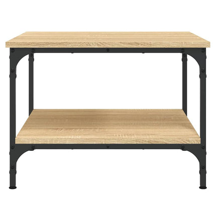 Soffbord sonoma-ek 55x55x40 cm konstruerat trä
