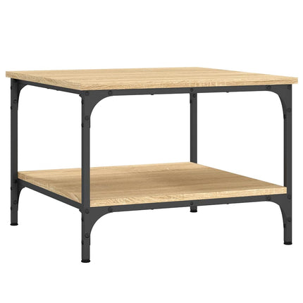 Soffbord sonoma-ek 55x55x40 cm konstruerat trä
