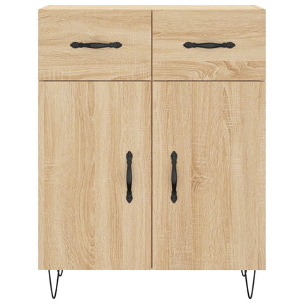 Skänk sonoma-ek 69,5x34x90 cm konstruerat trä