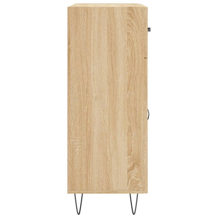 Skänk sonoma-ek 69,5x34x90 cm konstruerat trä