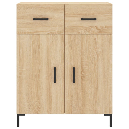Skänk sonoma-ek 69,5x34x90 cm konstruerat trä