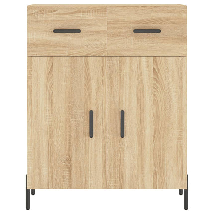 Skänk sonoma-ek 69,5x34x90 cm konstruerat trä