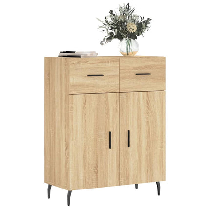 Skänk sonoma-ek 69,5x34x90 cm konstruerat trä