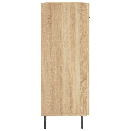 Skänk sonoma-ek 69,5x34x90 cm konstruerat trä