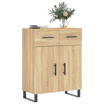 Skänk sonoma-ek 69,5x34x90 cm konstruerat trä