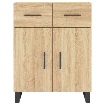 Skänk sonoma-ek 69,5x34x90 cm konstruerat trä