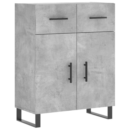 Skänk betonggrå 69,5x34x90 cm konstruerat trä
