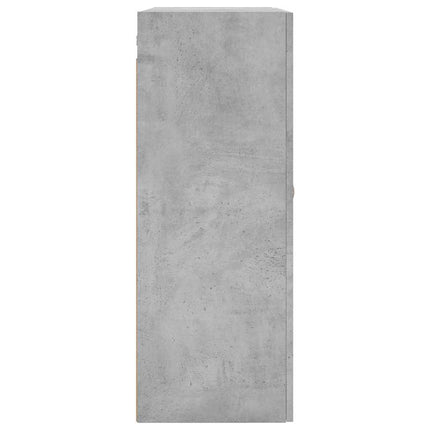 Väggskåp betonggrå 69,5x34x90 cm