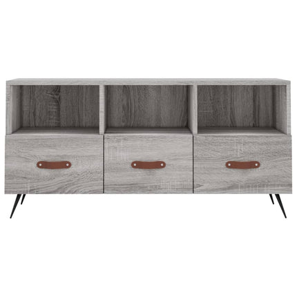 Tv-bänk grå sonoma 102x36x50 cm konstruerat trä