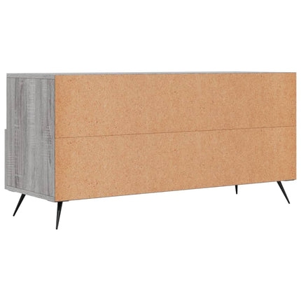 Tv-bänk grå sonoma 102x36x50 cm konstruerat trä