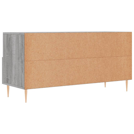 Tv-bänk grå sonoma 102x36x50 cm konstruerat trä