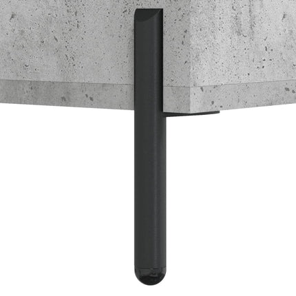 Tv-bänk betonggrå 102x36x50 cm konstruerat trä