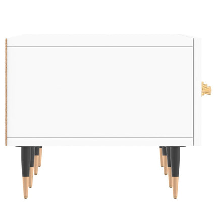 Tv-bänk vit 150x36x30 cm konstruerat trä