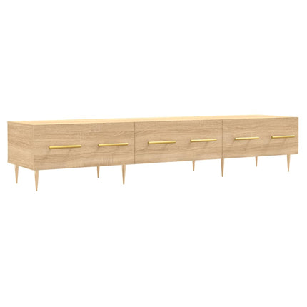 Tv-bänk sonoma ek 150x36x30 cm konstruerat trä