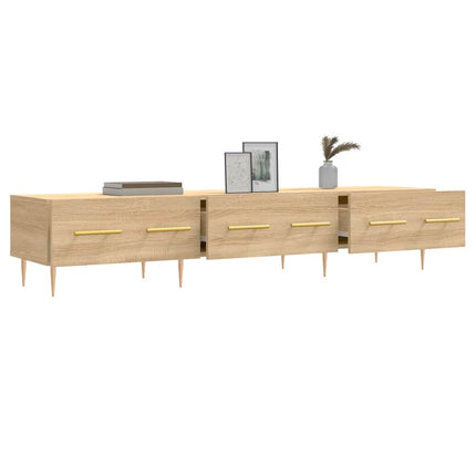 Tv-bänk sonoma ek 150x36x30 cm konstruerat trä
