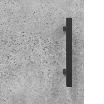 Skrivbord betonggrå 140x50x75 cm konstruerat trä