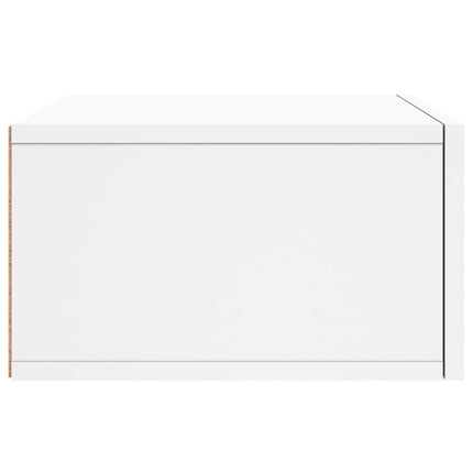 Väggmonterade sängbord 2 st vit 35x35x20 cm