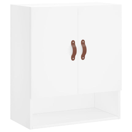 Väggskåp vit 60x31x70 cm konstruerat trä