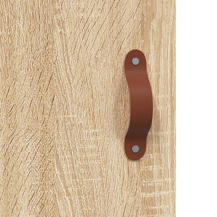 Väggskåp sonoma-ek 60x31x70 cm konstruerat trä