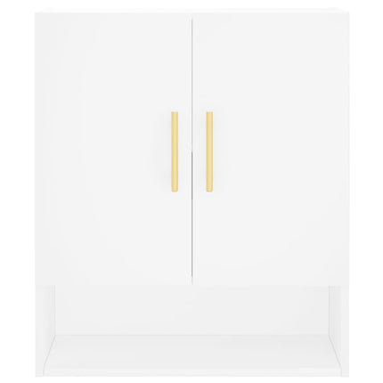 Väggskåp vit 60x31x70 cm konstruerat trä