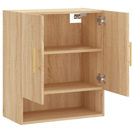 Väggskåp sonoma-ek 60x31x70 cm konstruerat trä