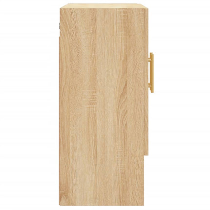 Väggskåp sonoma-ek 60x31x70 cm konstruerat trä